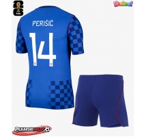 Chorwacja Ivan Perisic #14 Koszulka Wyjazdowa dzieci MŚ 2026 Krótki Rękaw (+ krótkie spodenki)